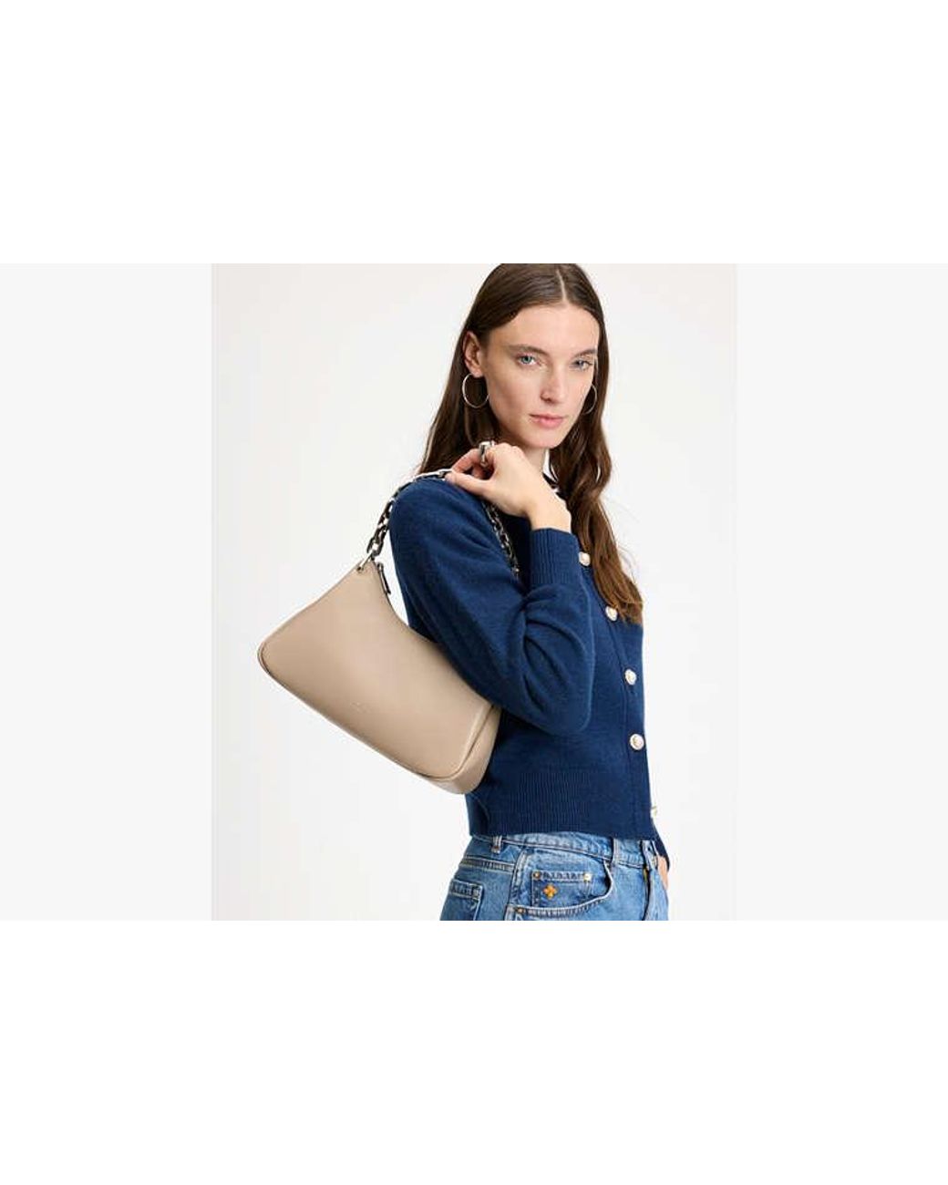 Kate Spade Natural Kate Spade Grace Chain Shoulder Bag
