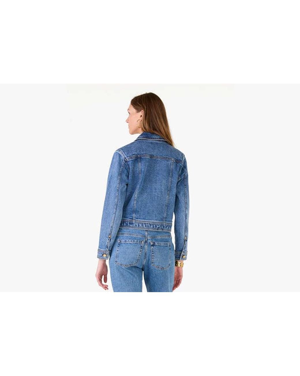 Kate Spade Classic Denim Jacket in Blue | Lyst
