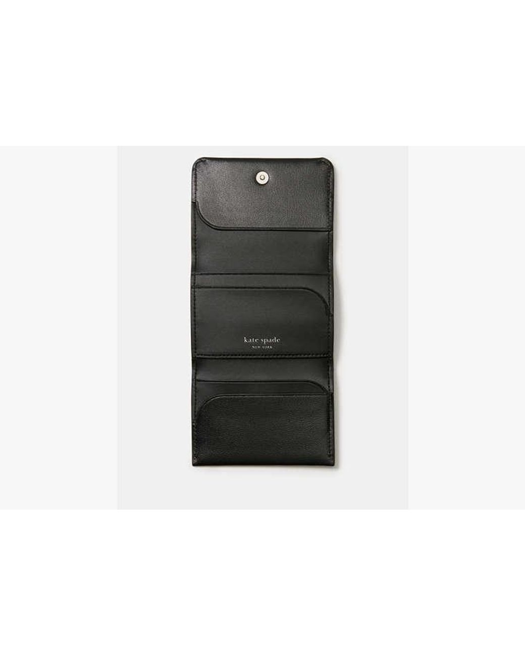 Kate Spade Black Kate Spade Halo Card Case Trifold Wallet