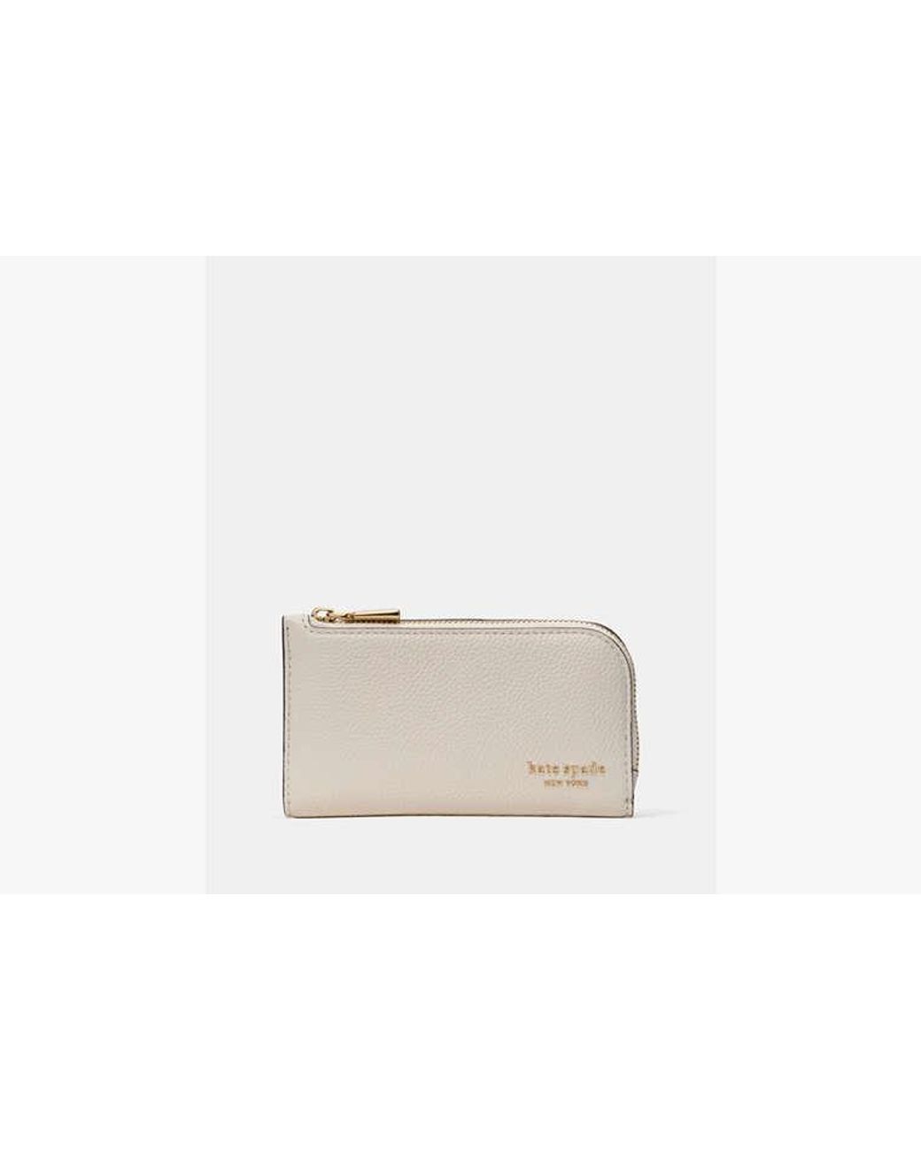 Kate Spade White Kate Spade Devin Small Slim Bifold Wallet