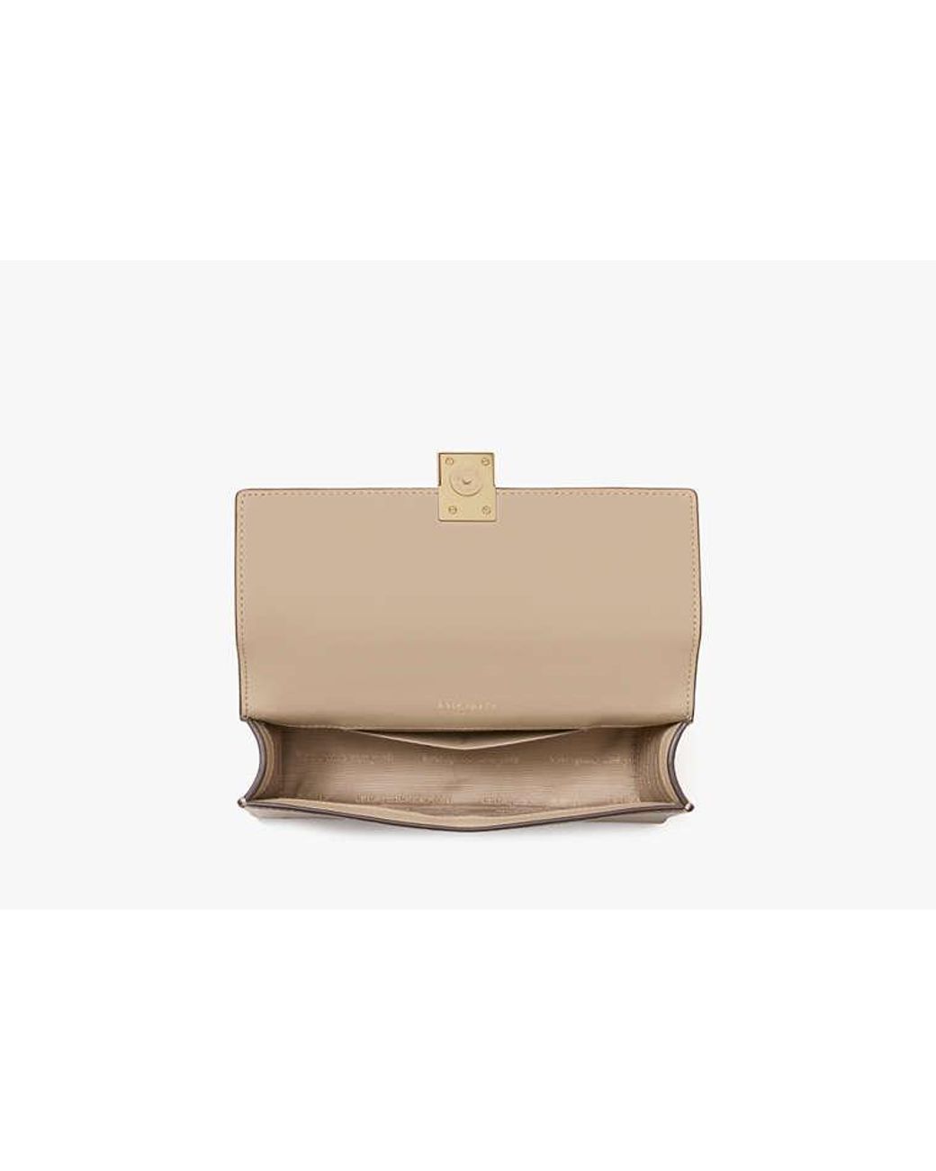 Kate Spade Natural Deco Mini Flap Chain Crossbody