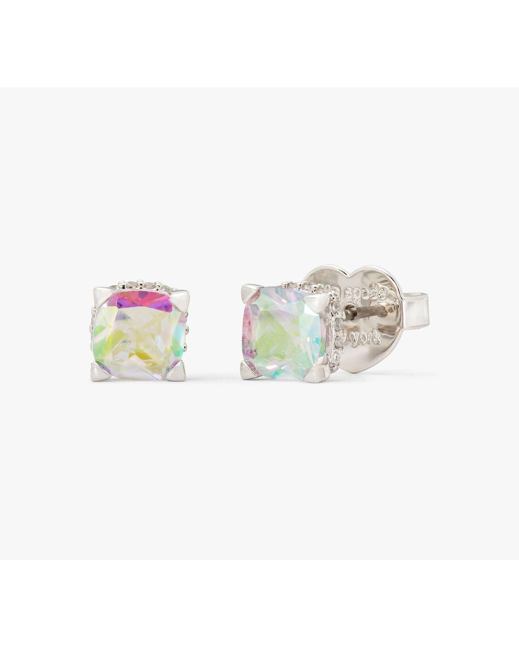 Kate Spade Multicolor Little Luxuries 6mm Square Studs