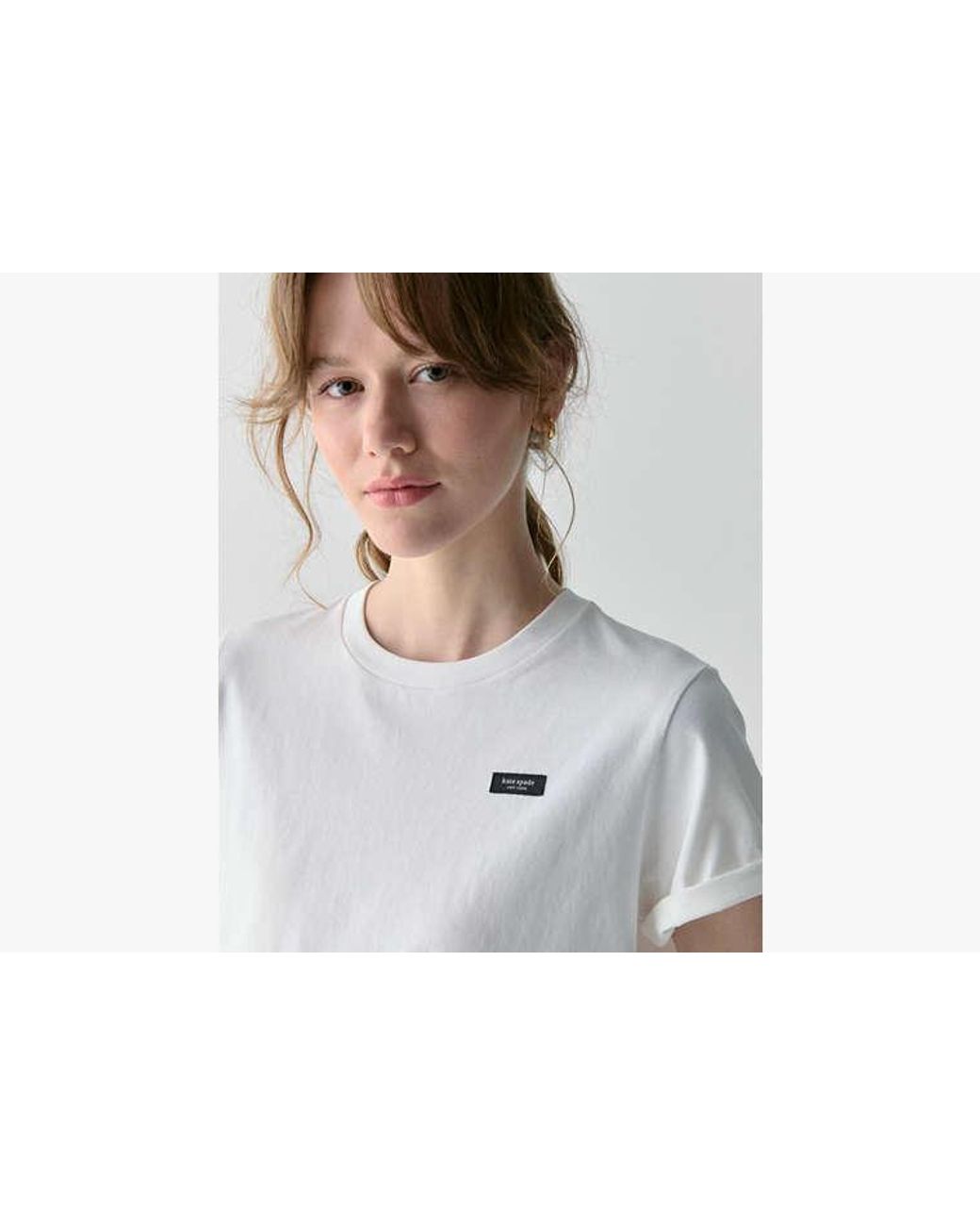 Kate Spade White Sam Icon Logo T-shirt