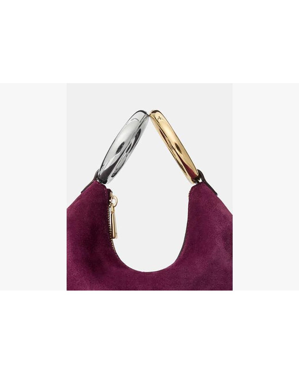 Kate Spade Purple The Suede Bangle Bag