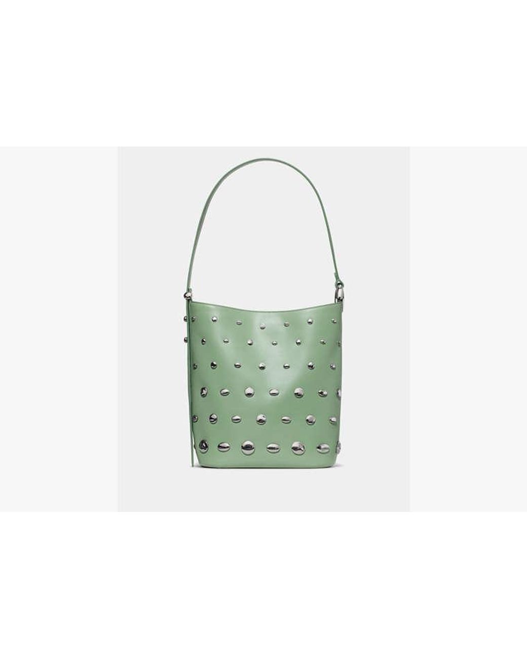 Kate Spade Green Halo Studded Bucket Bag