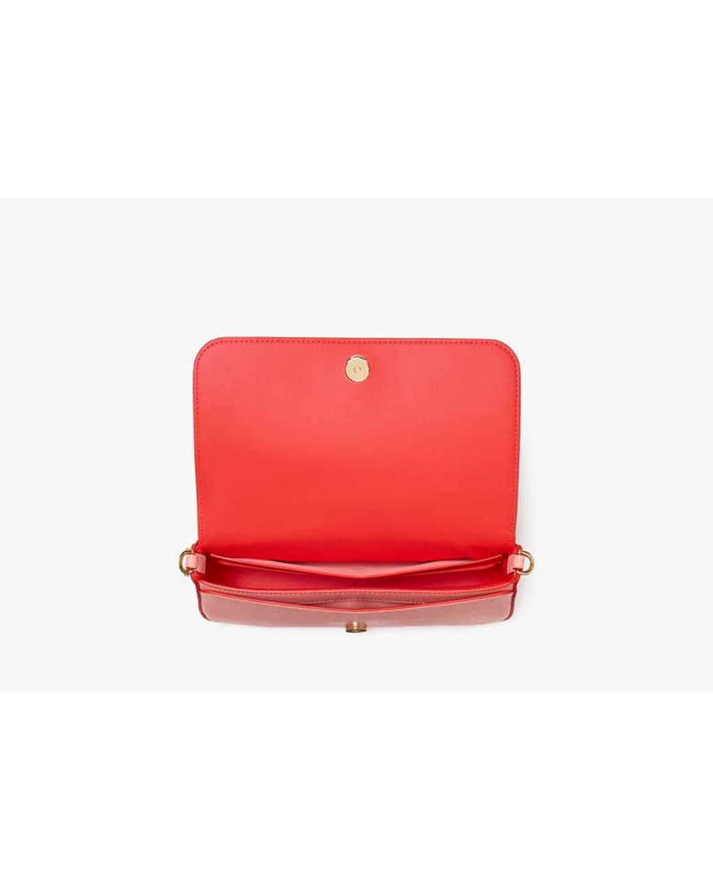 Kate Spade Pink Serena Pop Trim Chain Wallet