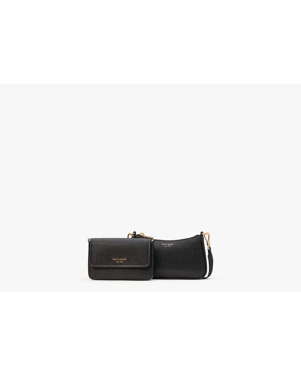 Kate Spade White Kate Spade Double Up Crossbody Bag