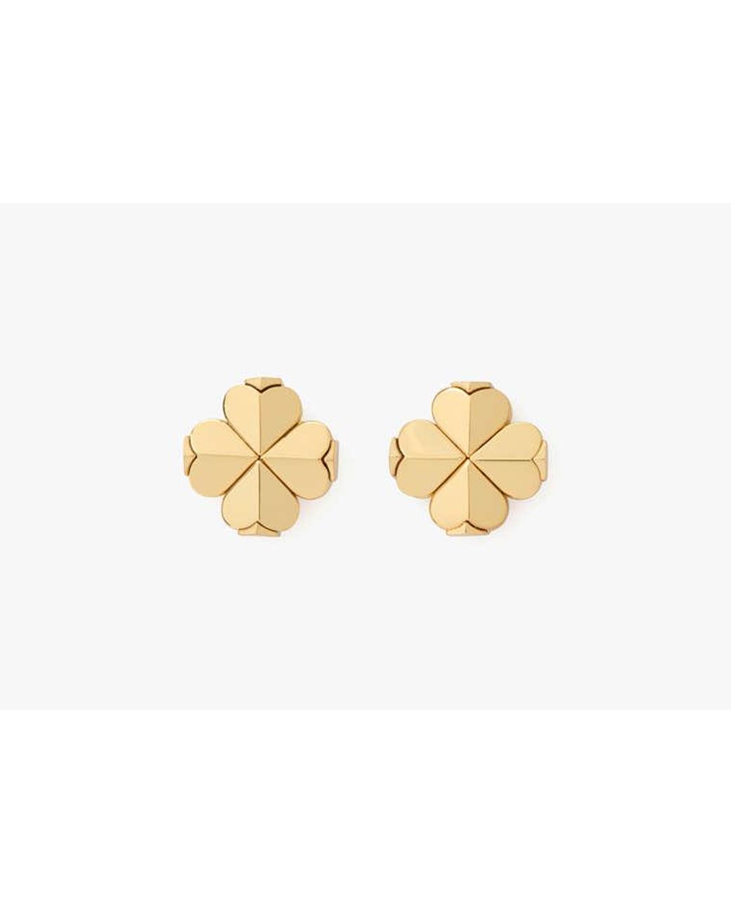 Kate Spade Metallic Spade Flower Studs