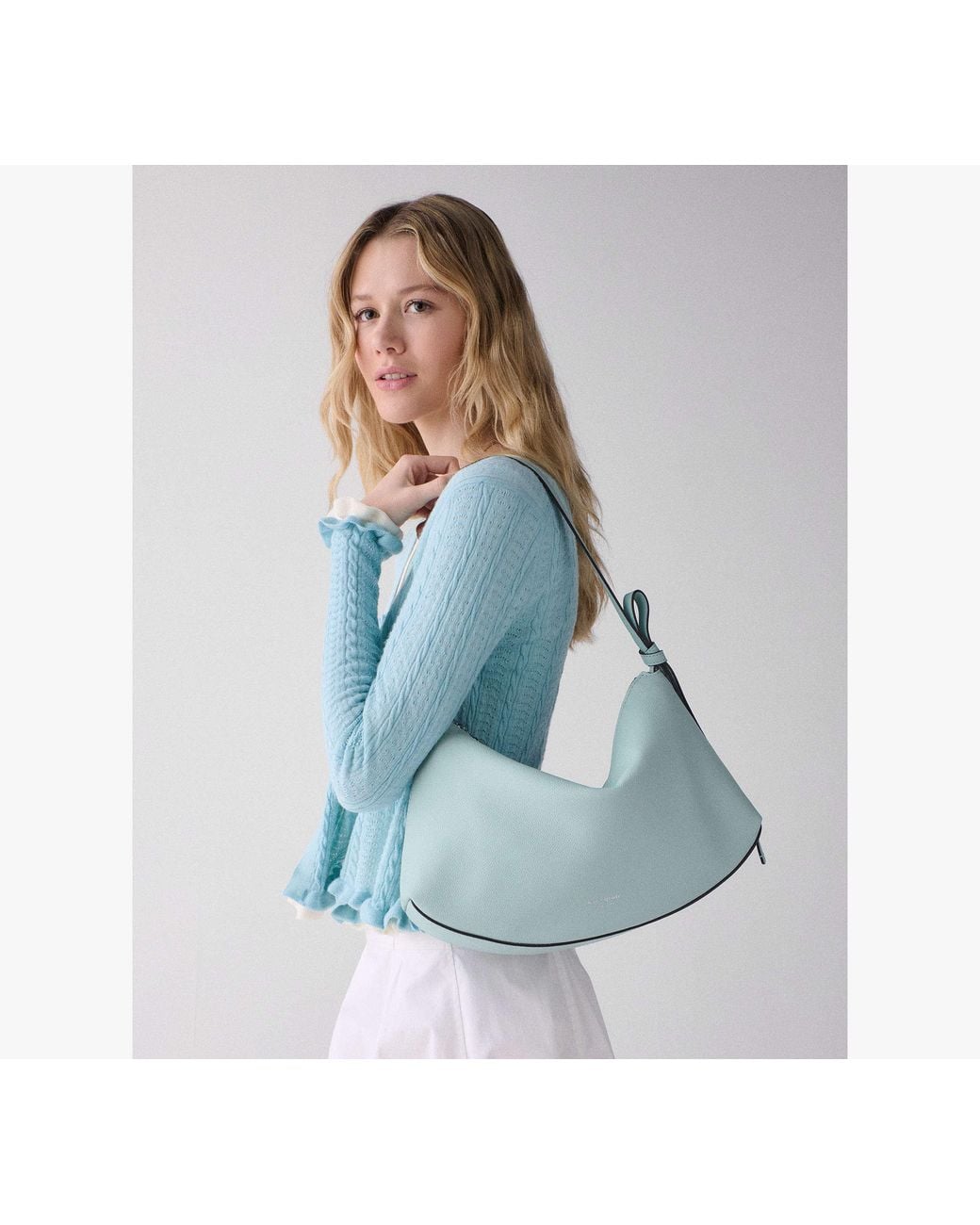 Kate Spade Blue Loop Large Shoulder Bag