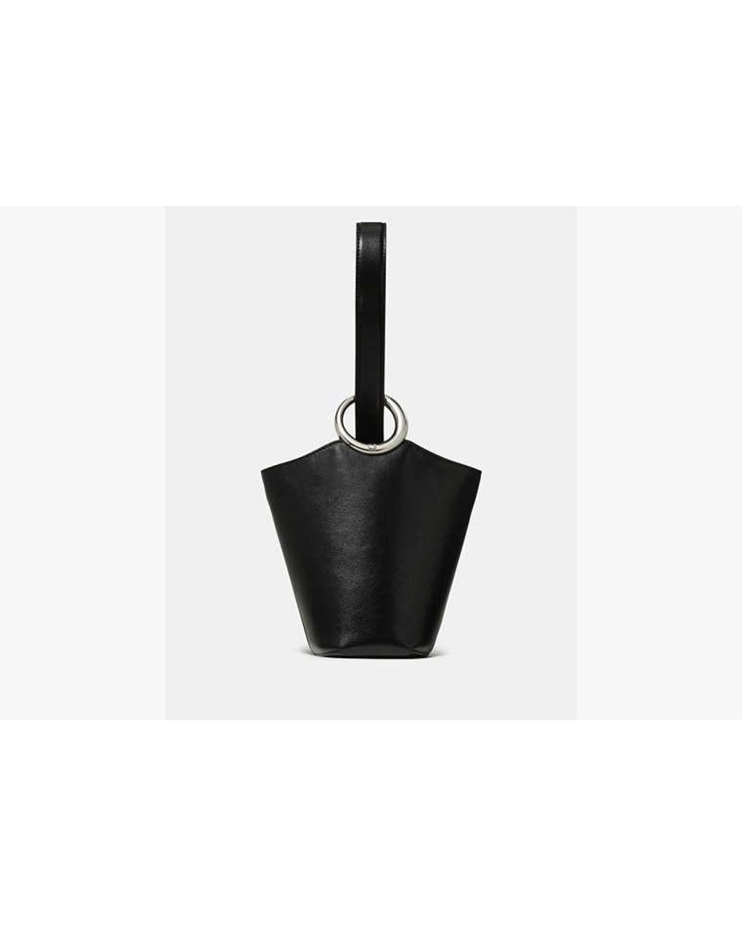 Kate Spade Black Kate Spade Halo Mini Leather Bucket Bag