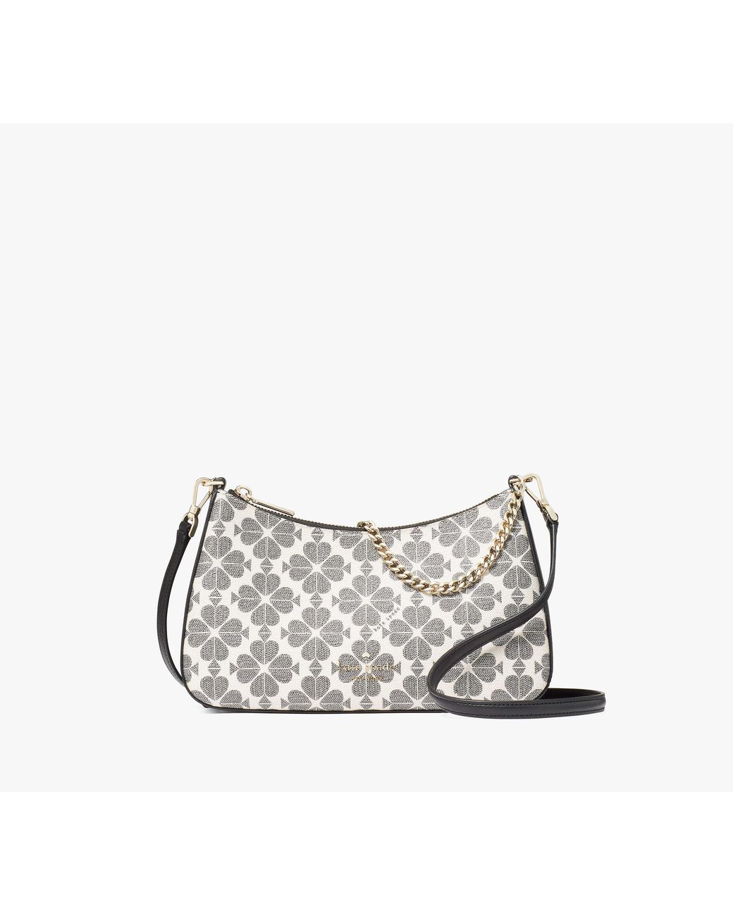 Kate Spade Gray Kate Spade Margot Spade Flower Medium Convertible Crossbody Bag