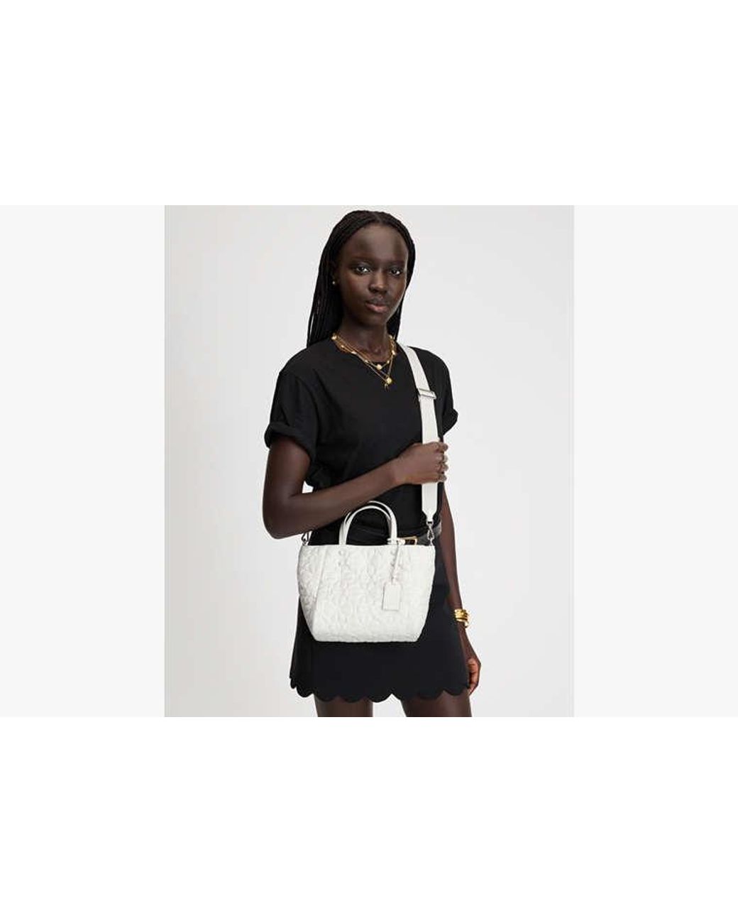 Kate Spade White Kate Spade Tilly Quilted Small Tote Bag