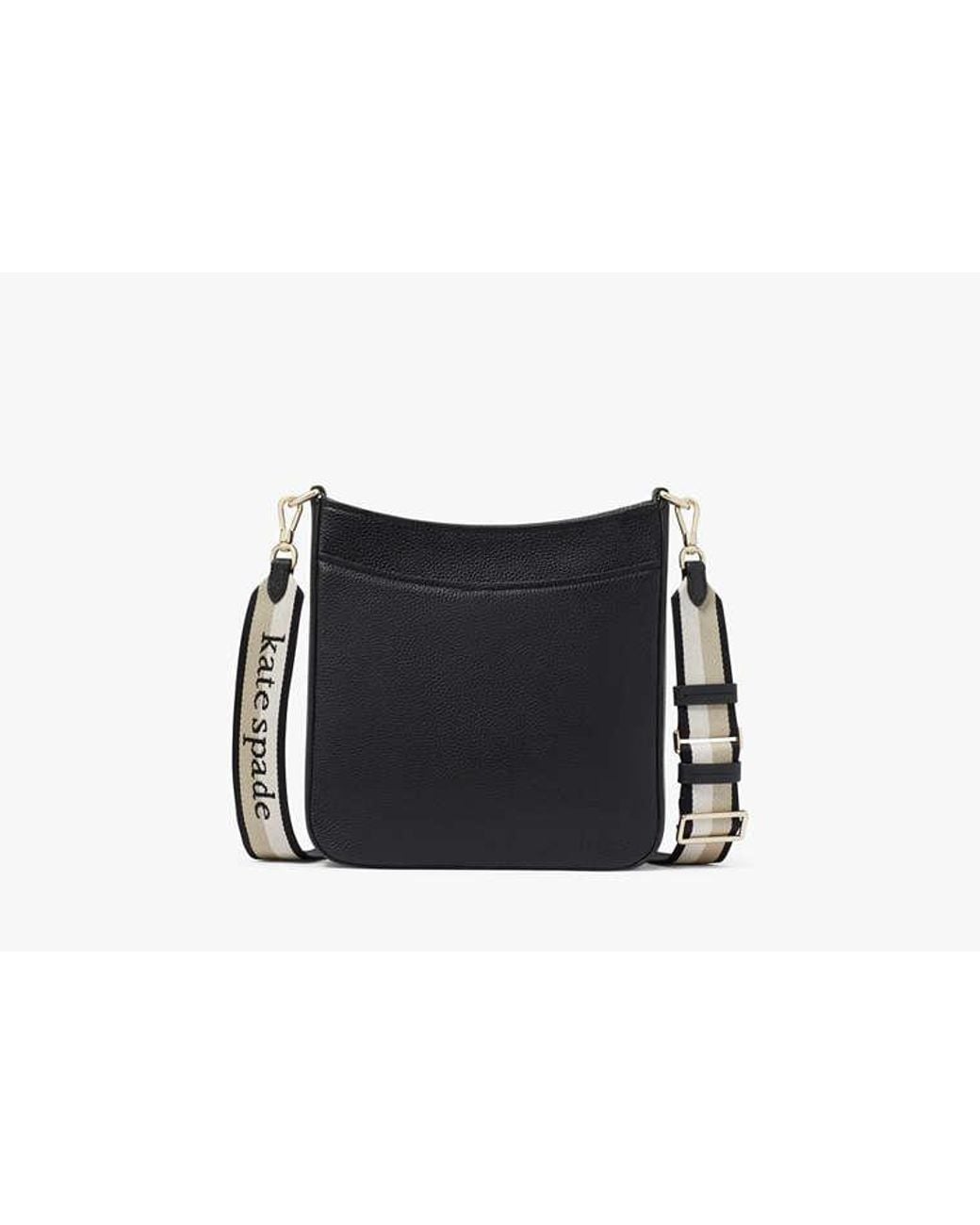 Kate Spade Black Kate Spade Hudson Messenger Crossbody Bag