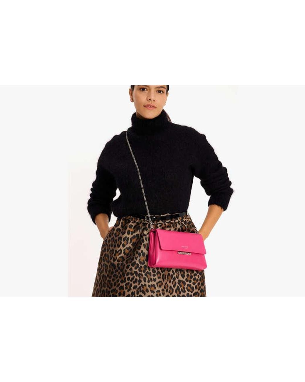 Kate Spade Pink Kate Spade Grace Embellished Lock Clutch