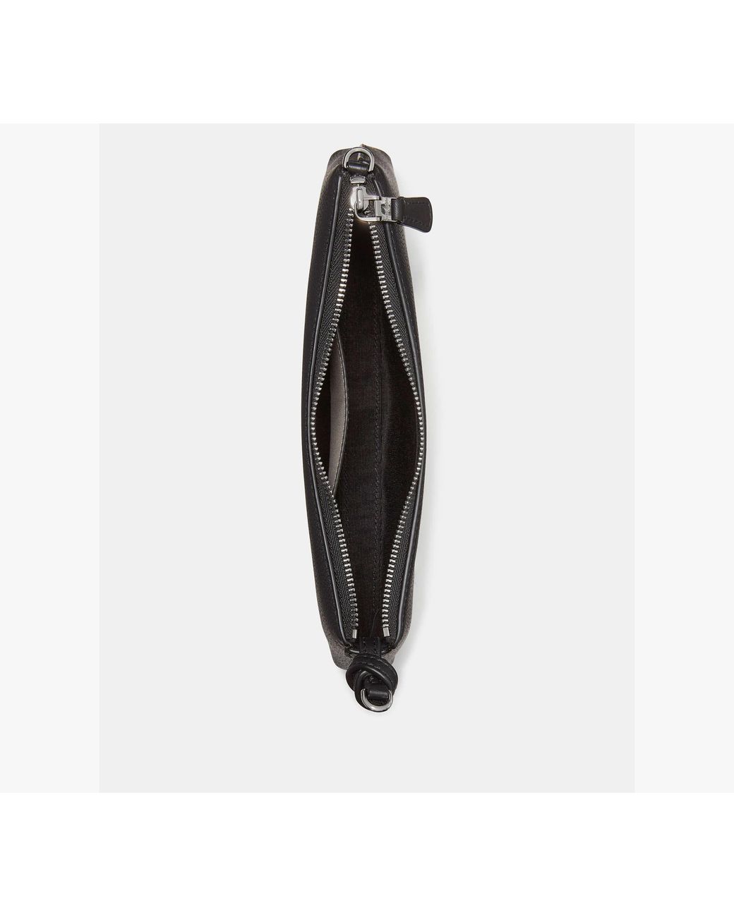 Kate Spade Black Small Loop Zip Pochette Bag