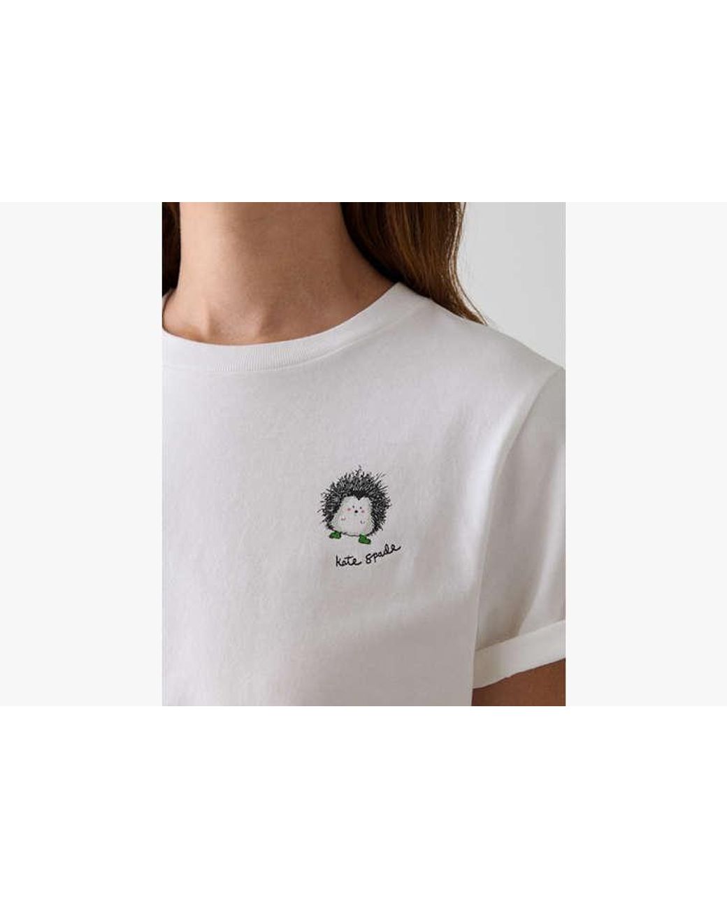 Kate Spade White Kate Spade Hedgehog T-Shirt