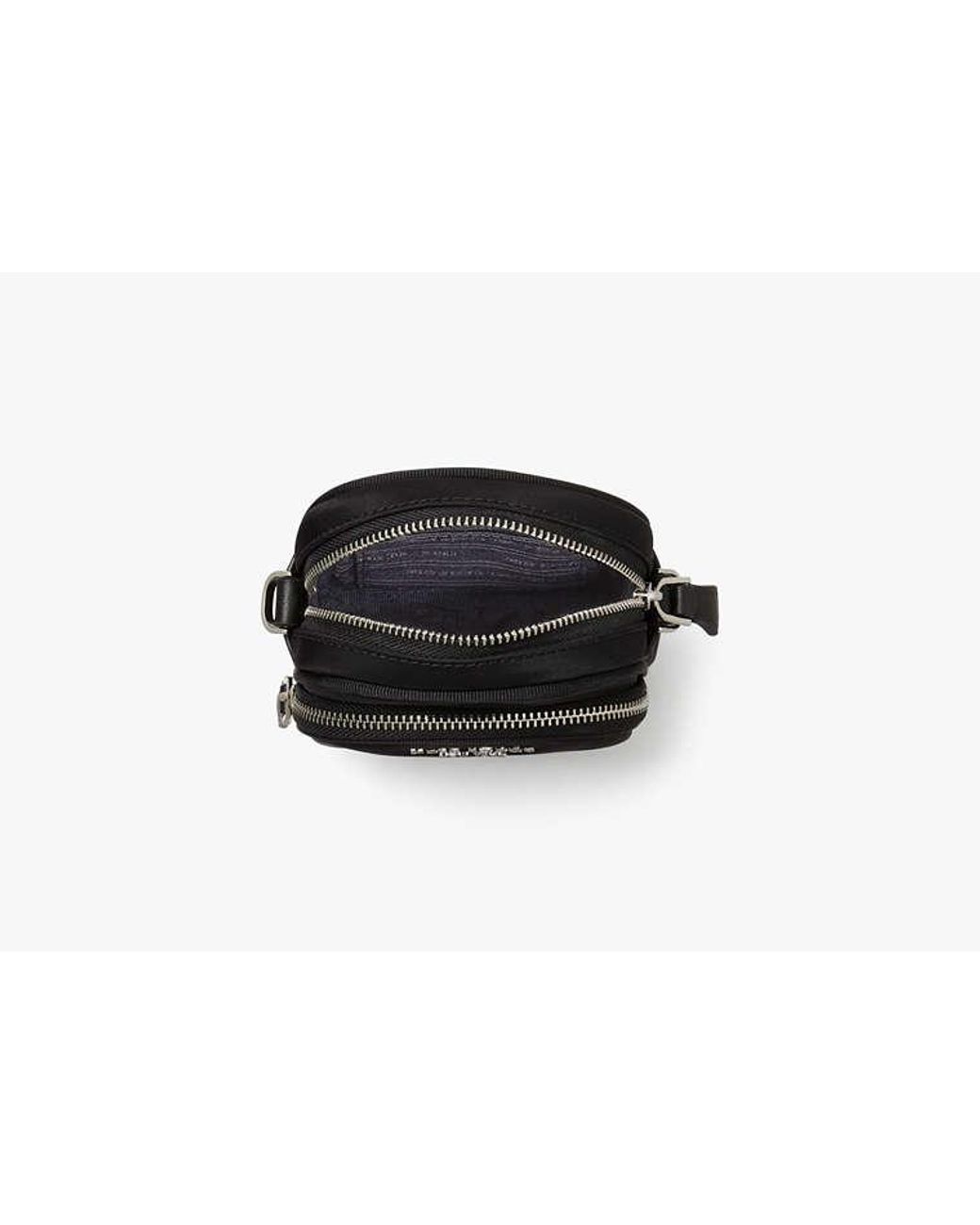 Kate Spade Black Kate Spade Sam Ksnyl Nylon North South Phone Crossbody Bag