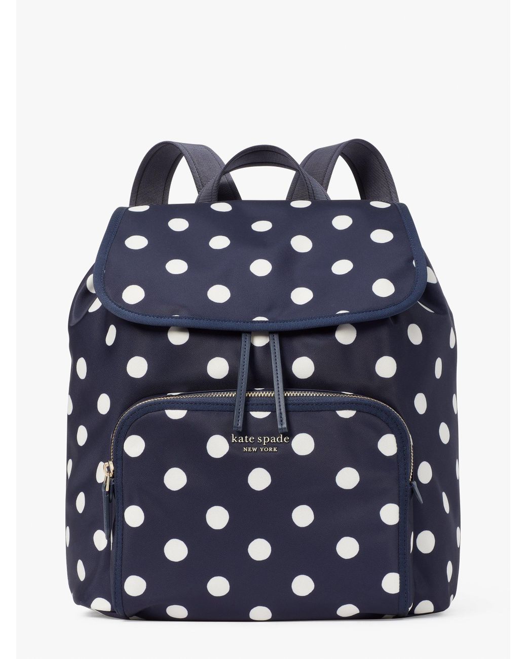 Kate Spade The Little Better Sam Sunshine Dot Medium Backpack in Blue