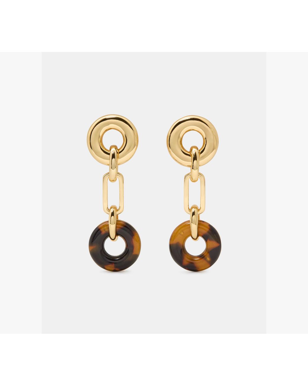 Kate Spade Metallic Interlock Linear Earrings