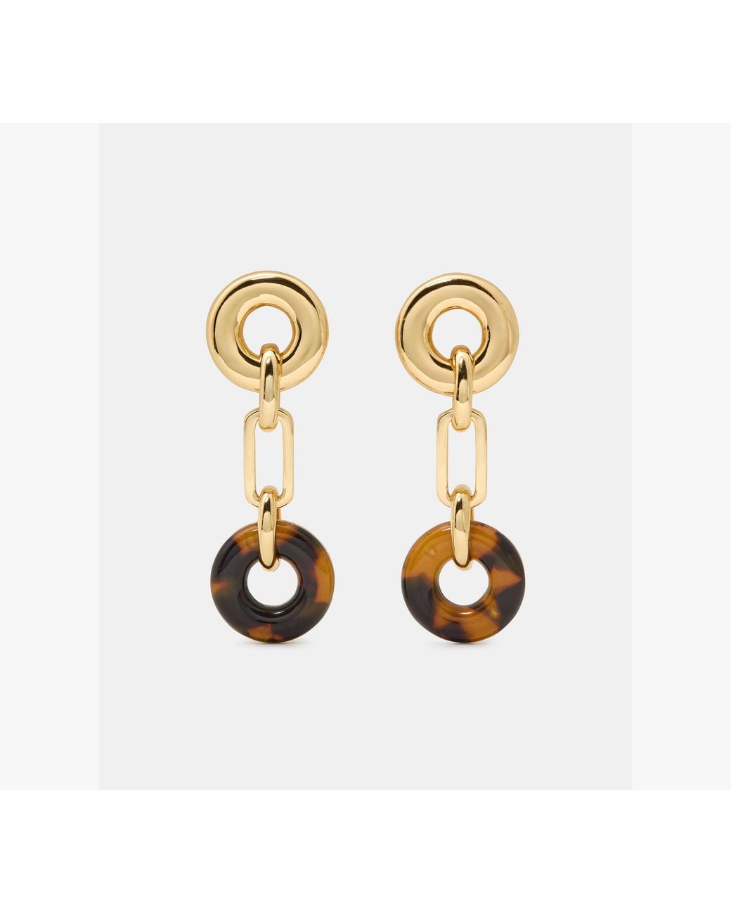 Kate Spade Metallic Interlock Linear Earrings