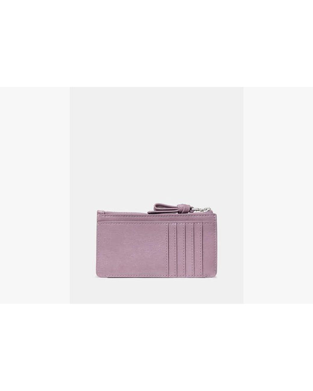 Kate Spade Purple Kate Spade Loop East West Zip Card Case