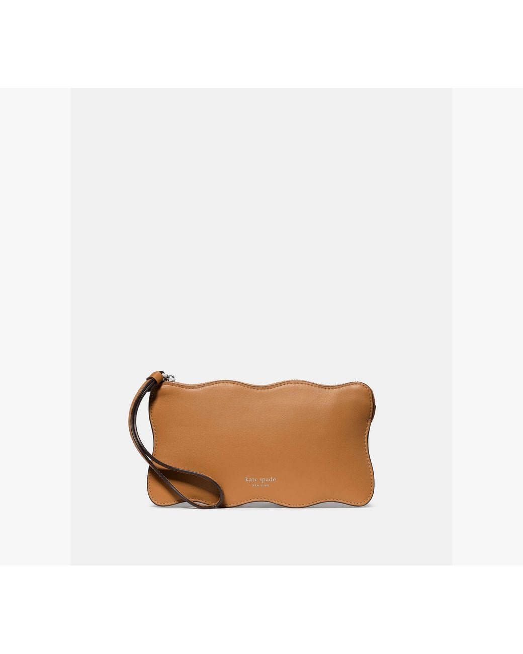 Kate Spade Brown Kate Spade Zippy Wavy Wristlet