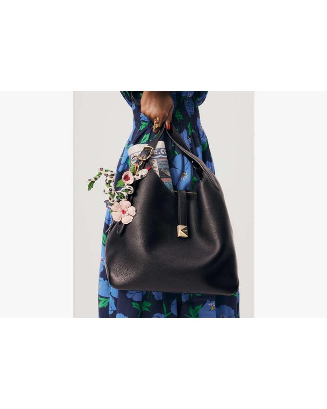 Kate Spade Blue Kate Spade Deco Large Shoulder Bag
