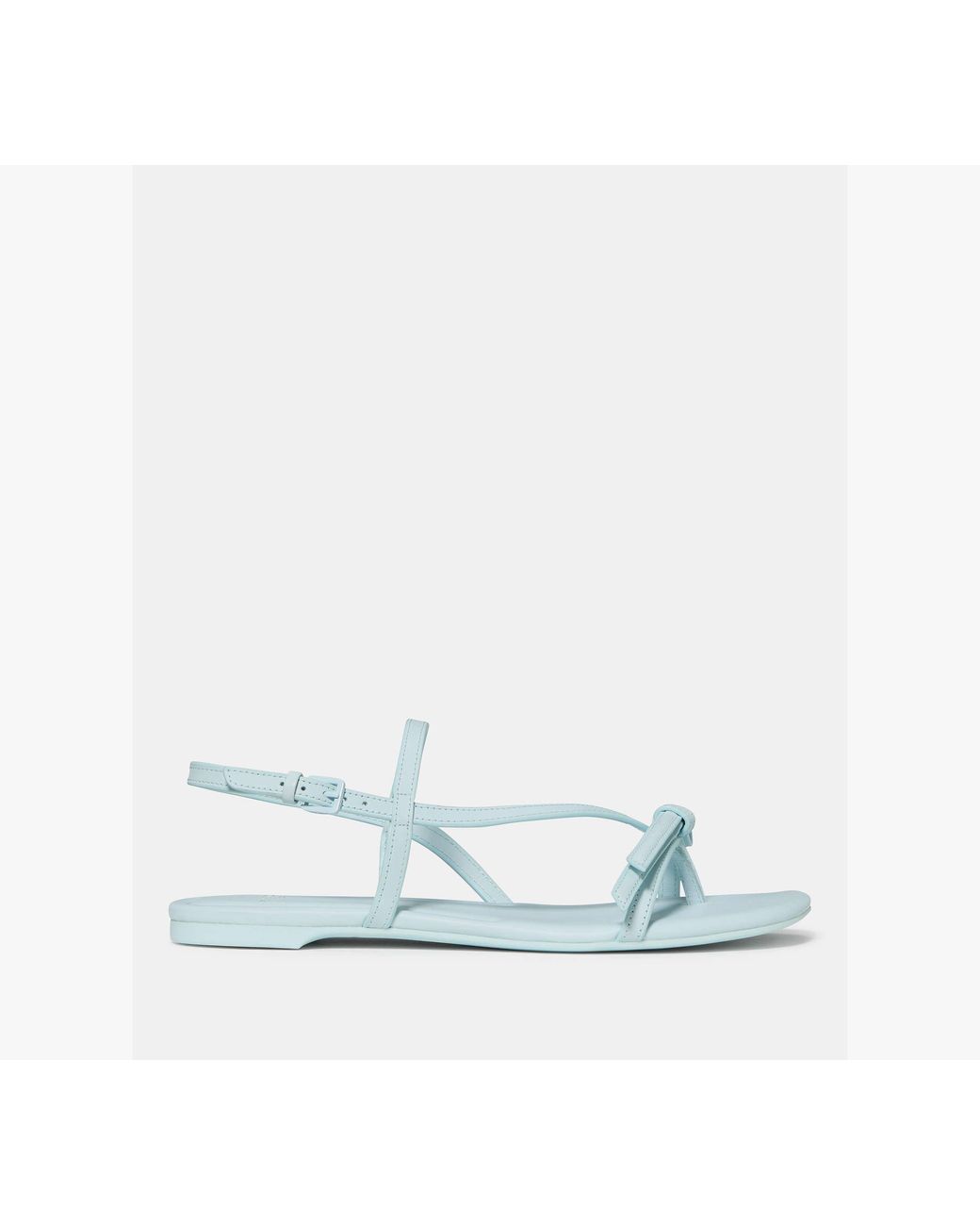 Kate Spade White Loop Flat Sandal