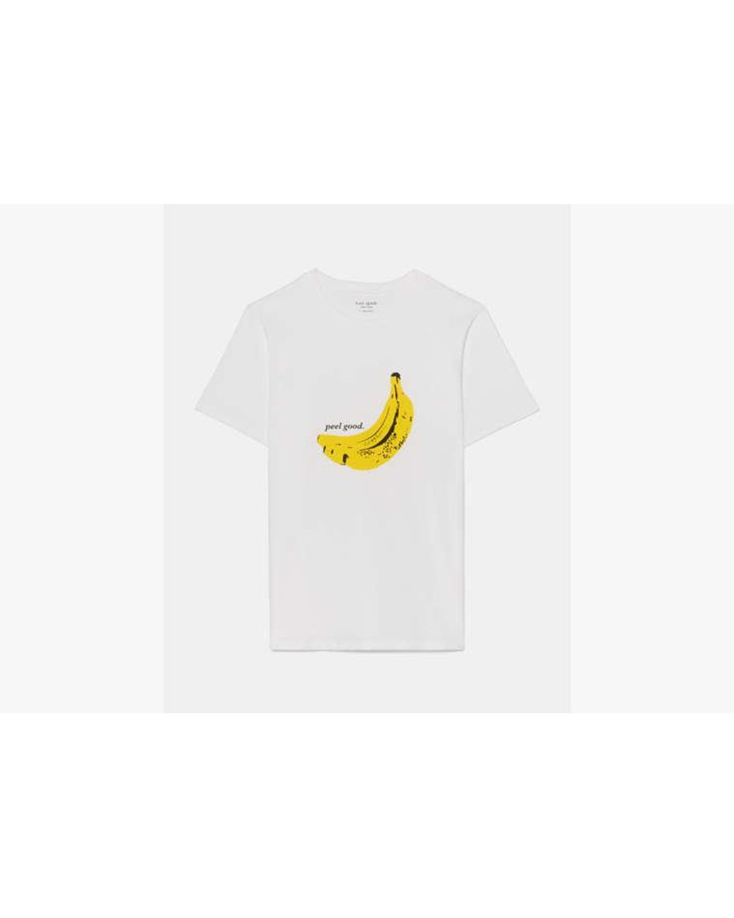 Kate Spade White Kate Spade Peel Good Banana T-Shirt