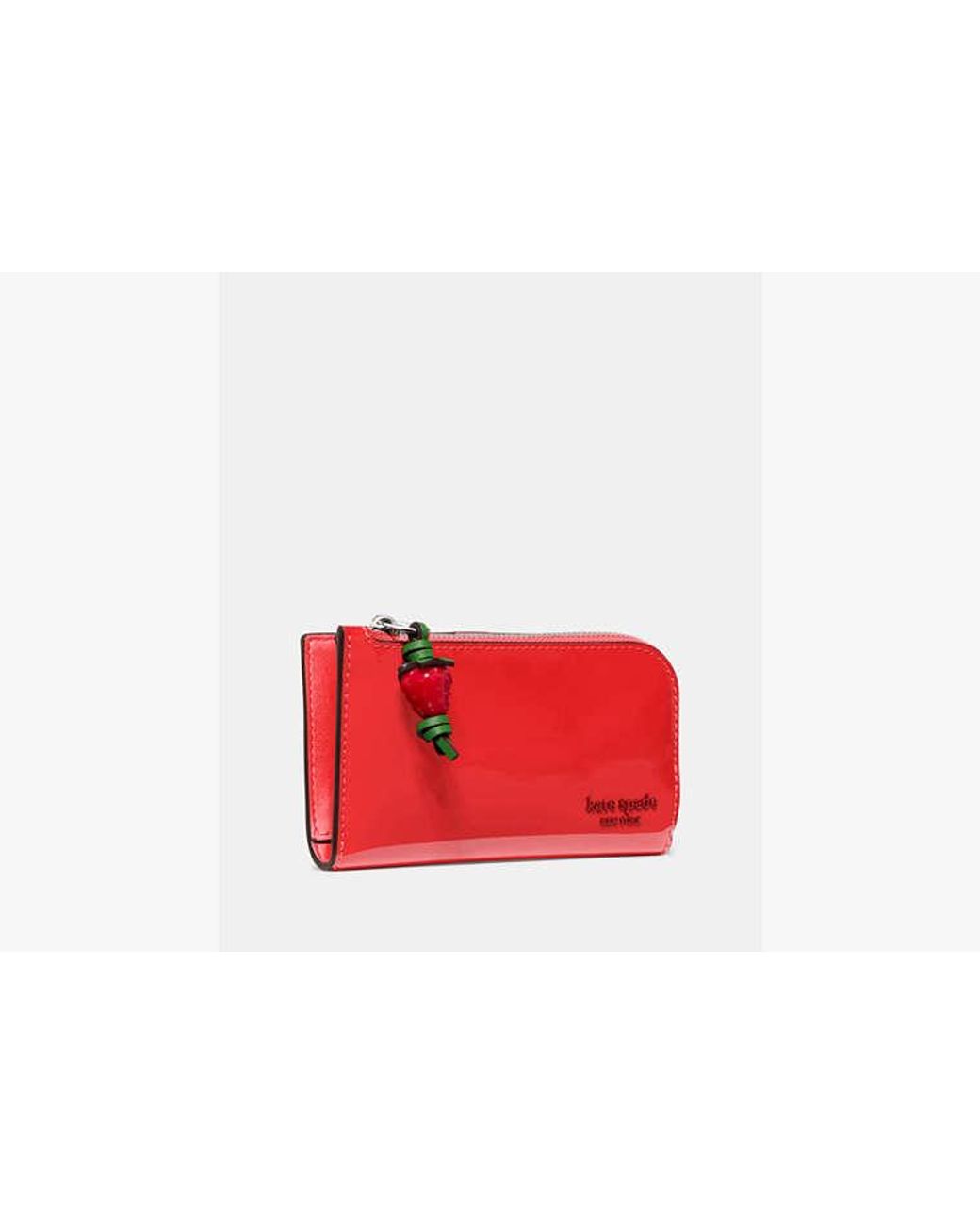 Kate Spade Red Devin Patent Bifold Wallet