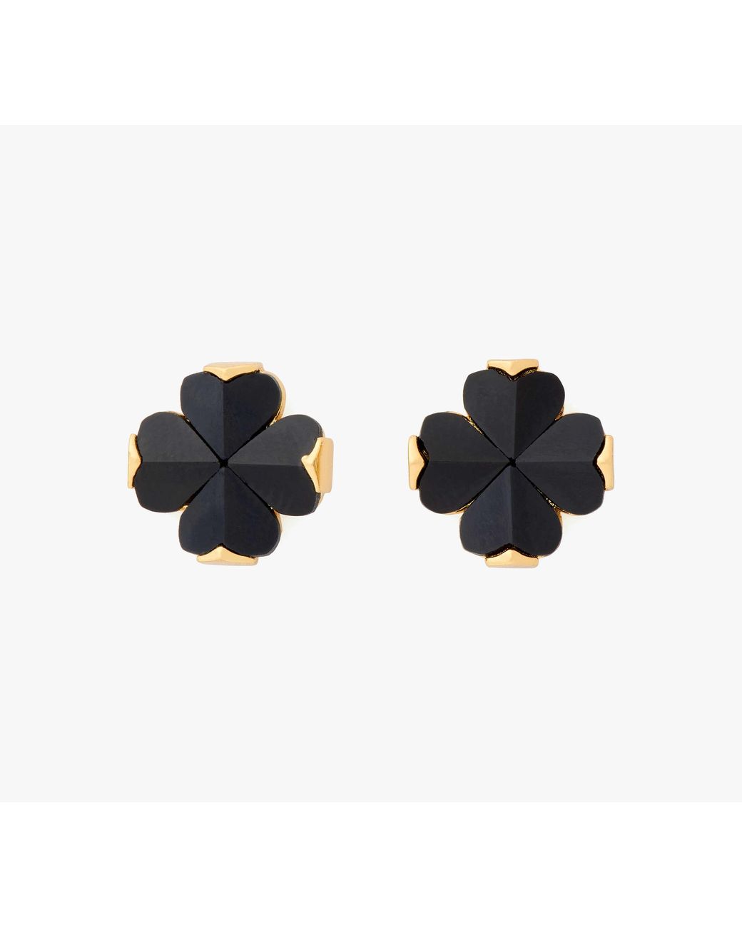 Kate Spade Black Spade Flower Studs