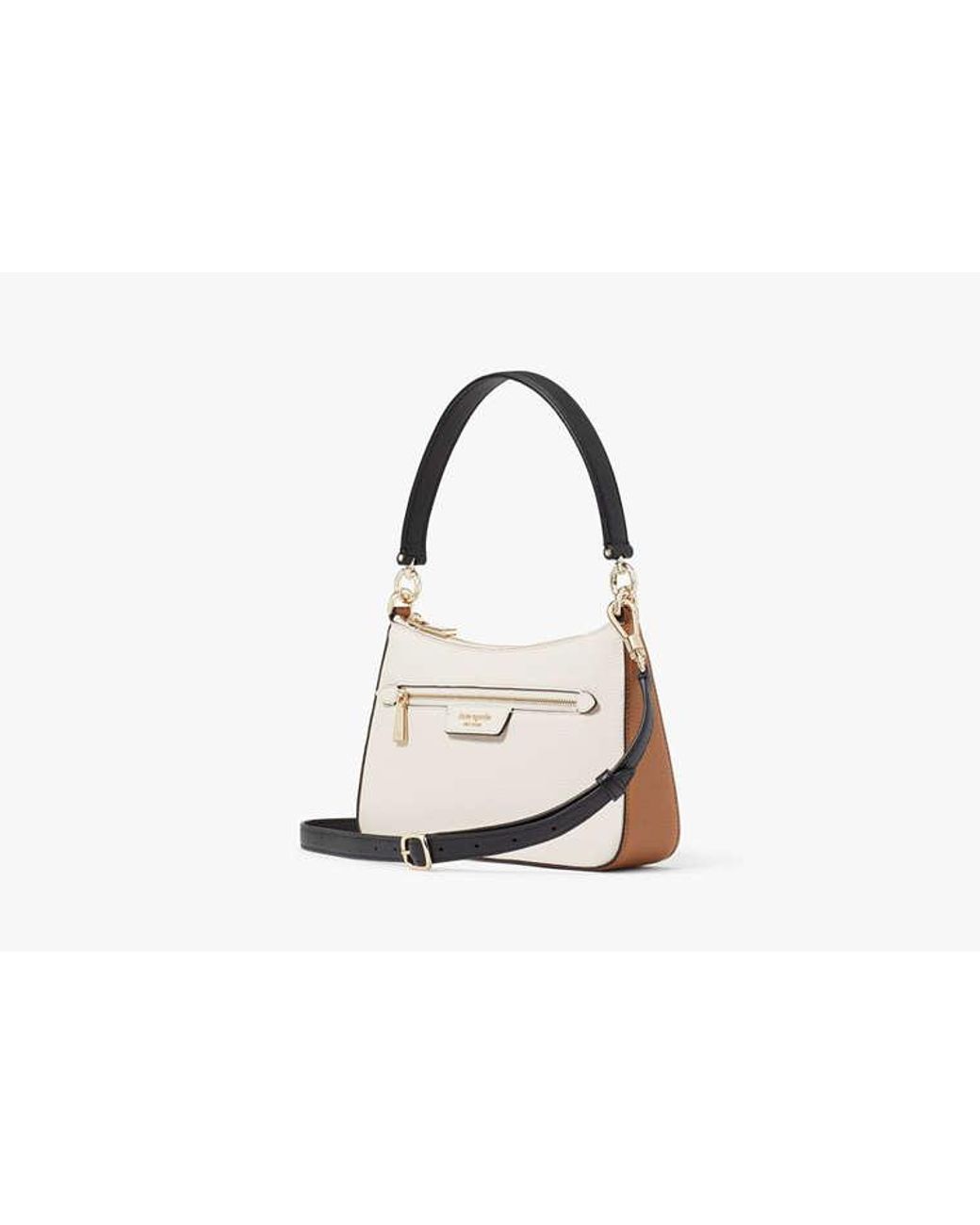 Kate Spade White Hudson Colorblocked Convertible Crossbody