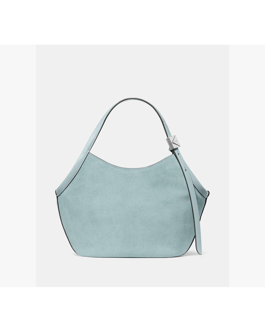 Kate Spade Blue Deco Suede Small Tulip Tote Bag
