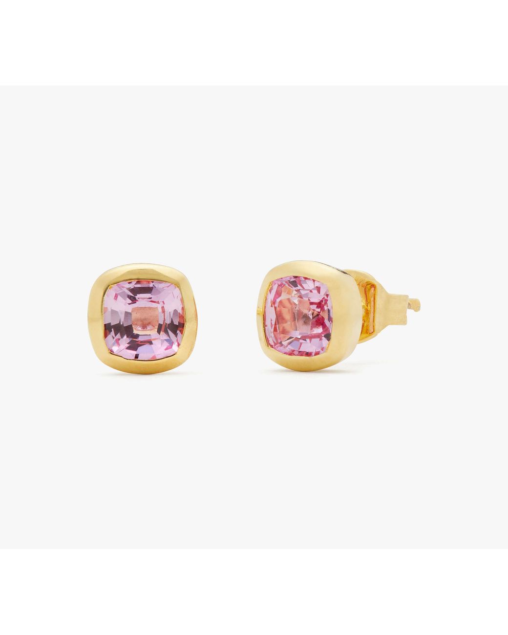 Kate Spade Pink Fine Time To Shine Gem Studs
