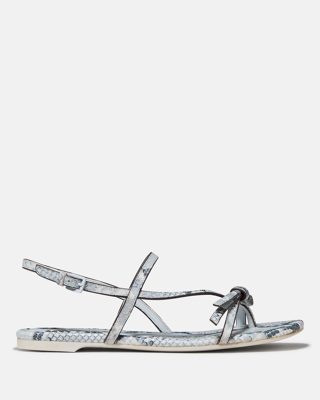 Kate Spade White Loop Flat Sandal