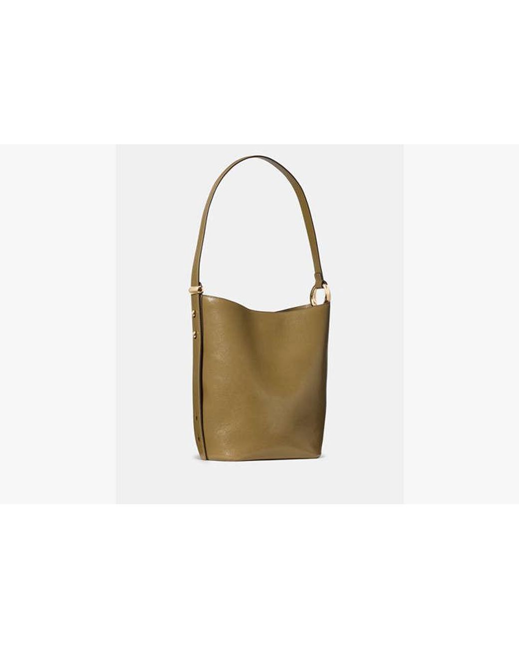 Kate Spade Natural Halo Glazed Leather Bucket Bag