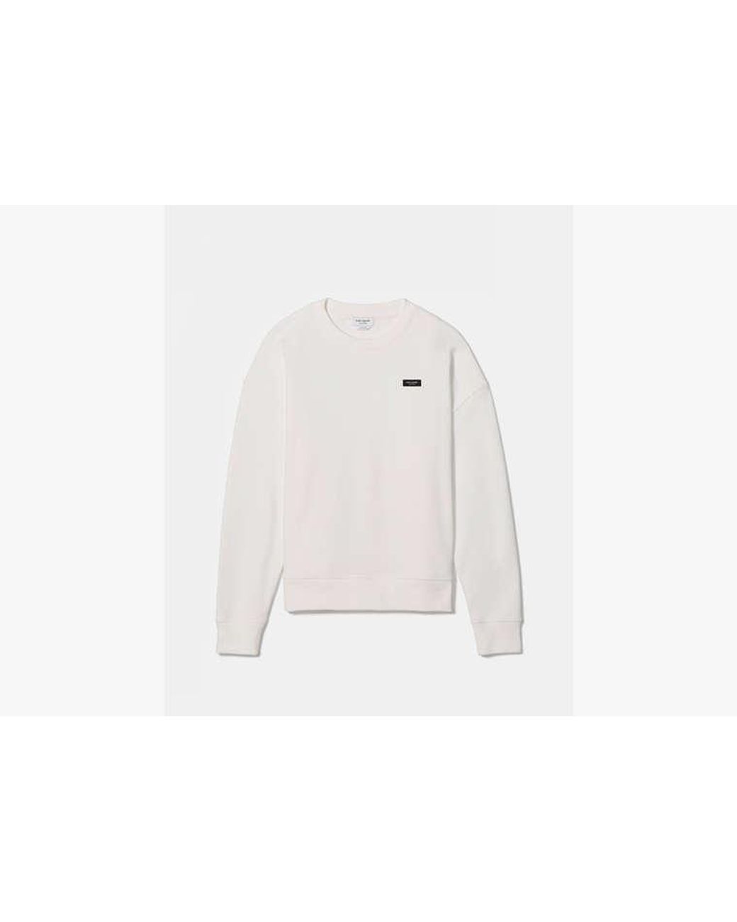 Kate Spade White Essential Logo Sweatshirt