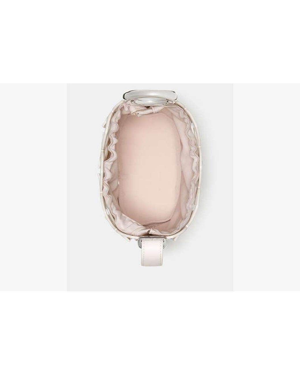 Kate Spade White Halo Woven Mini Bucket Bag