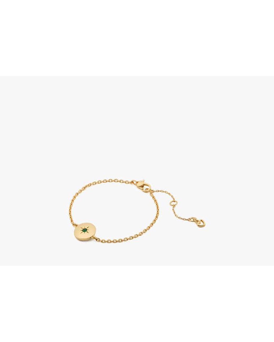 Kate Spade Metallic Kate Spade The Color Spark Collection Joy Medallion Bracelet