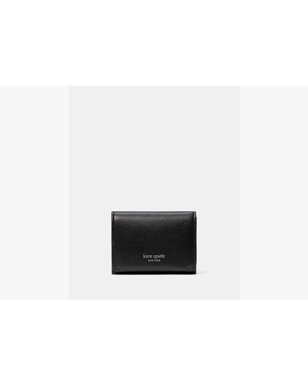 Kate Spade Black Kate Spade Halo Card Case Trifold Wallet
