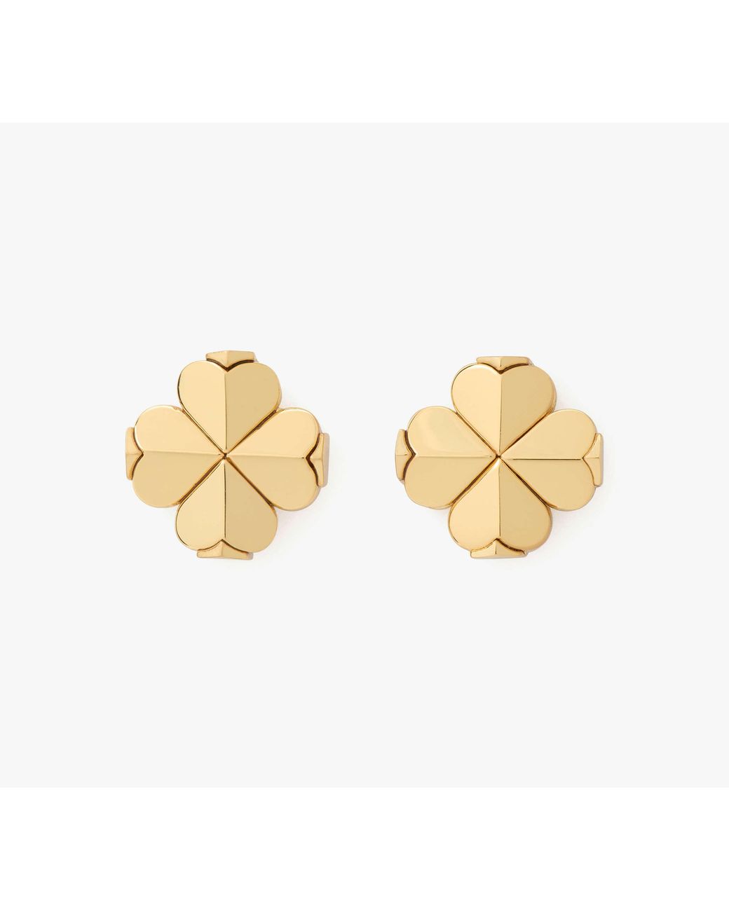 Kate Spade Metallic Spade Flower Studs