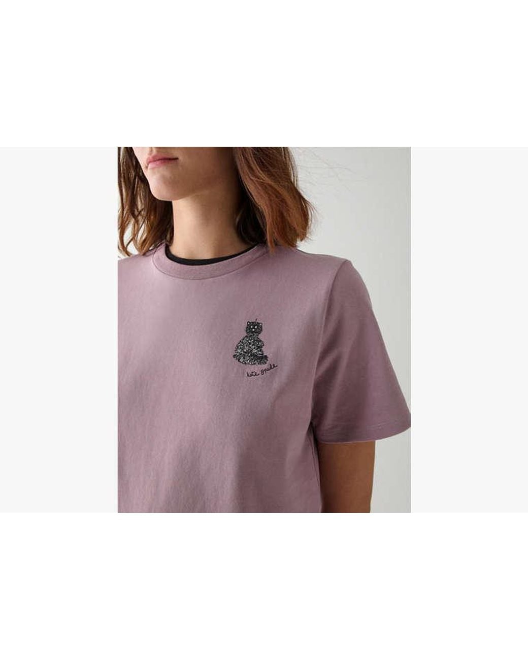 Kate Spade Purple Kate Spade Bear T-Shirt