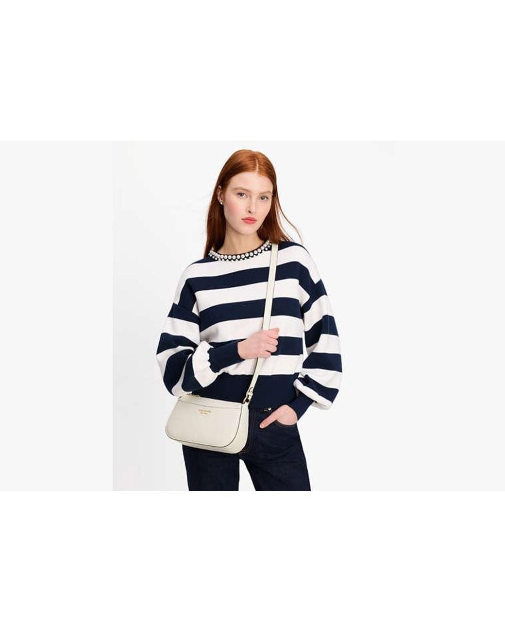 Kate Spade Natural Kate Spade Bleecker Small Crossbody Bag