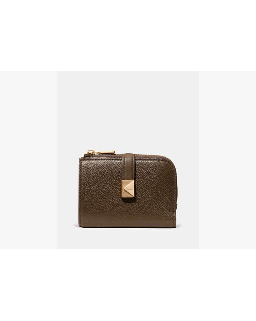 Kate Spade Brown Kate Spade Deco Small Compact Wallet