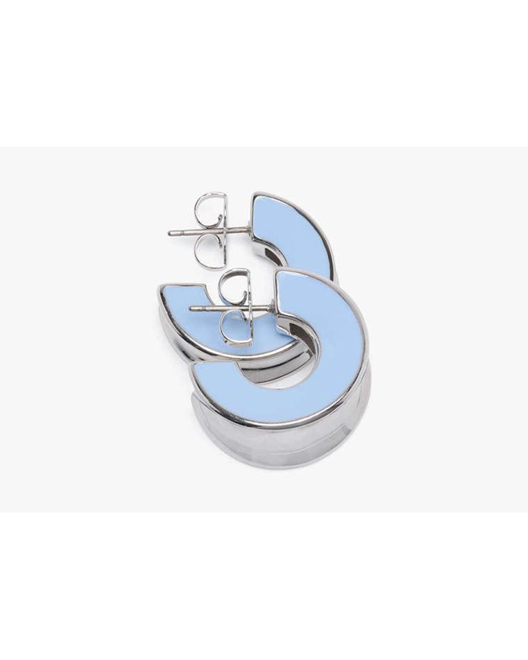 Kate Spade White Kate Spade Bold Small Hoop Earring