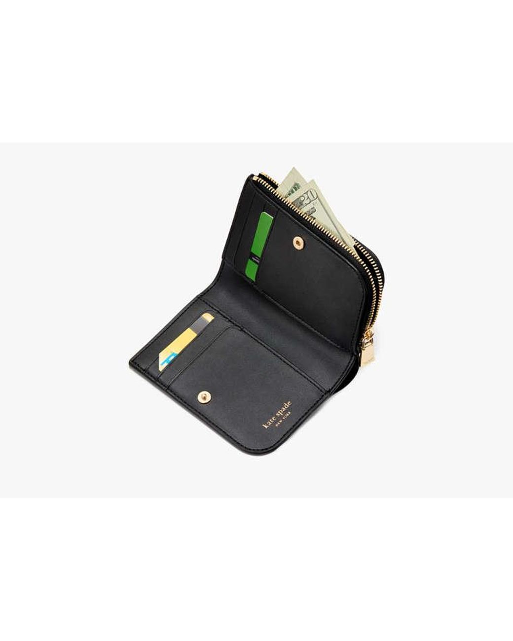 Kate Spade Black Kate Spade Devin Small Compact Wallet