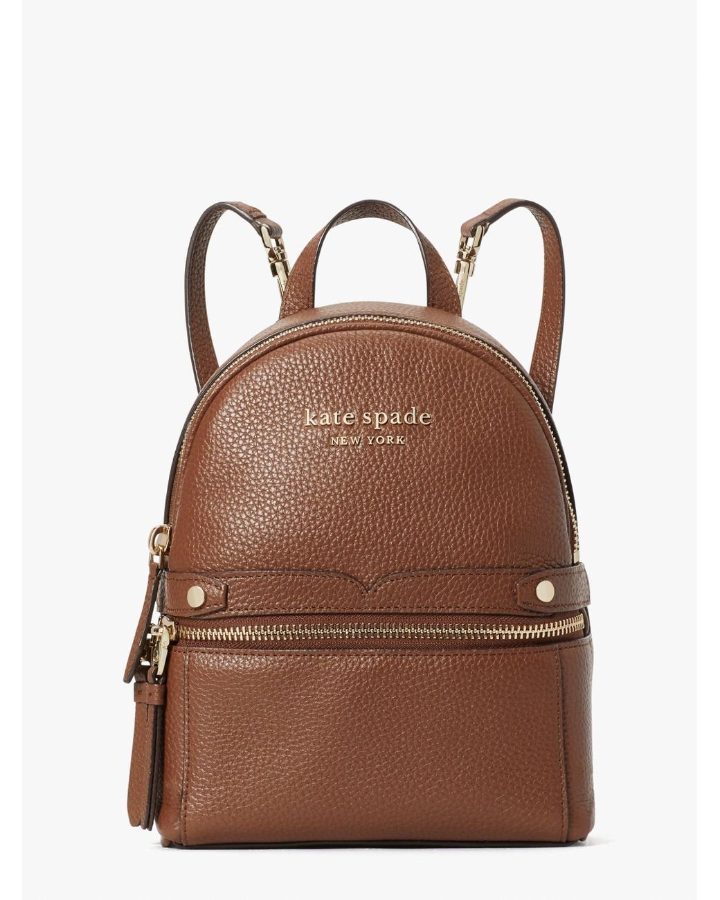Kate Spade Leather Day Pack Mini Convertible Backpack in Brown Lyst