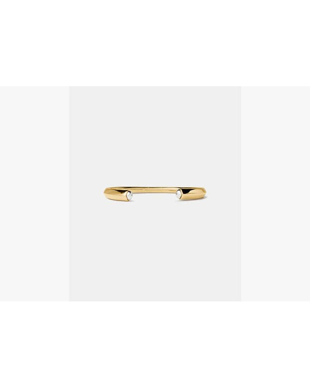 Kate Spade White Kate Spade Sculpted Spade Cuff