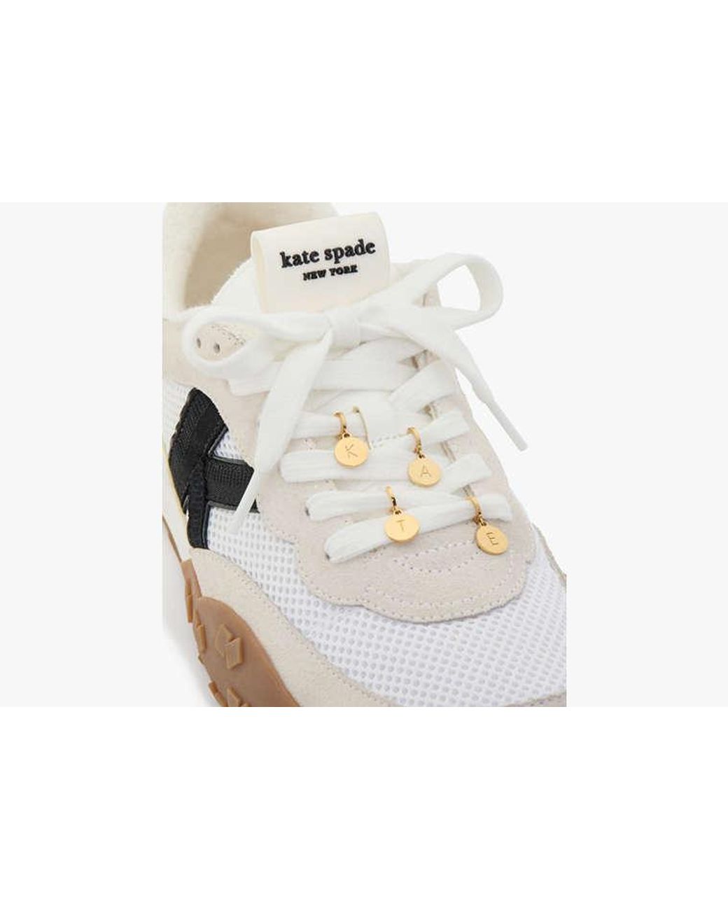 Kate Spade White K As In Kate Sneakers