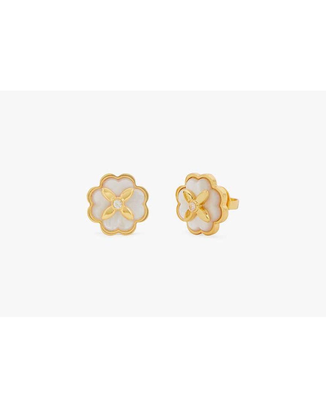 Kate Spade Black Heritage Bloom Studs